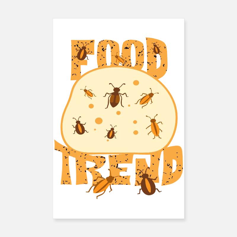 Insect Bread Poster 8" x 12" (20x30 cm)