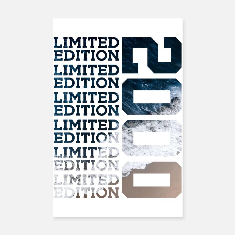 ÉDITION LIMITÉE 2000 26 ANS 26E ANNIVERSAIRE Poster 20 x 30 cm