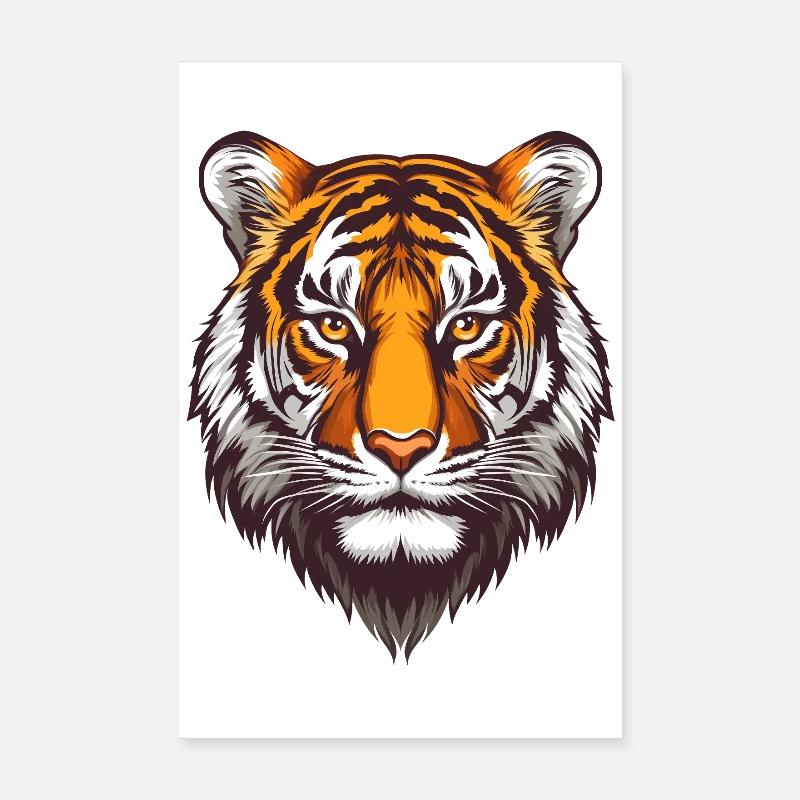Tiger Kopf :) Poster 20x30 cm