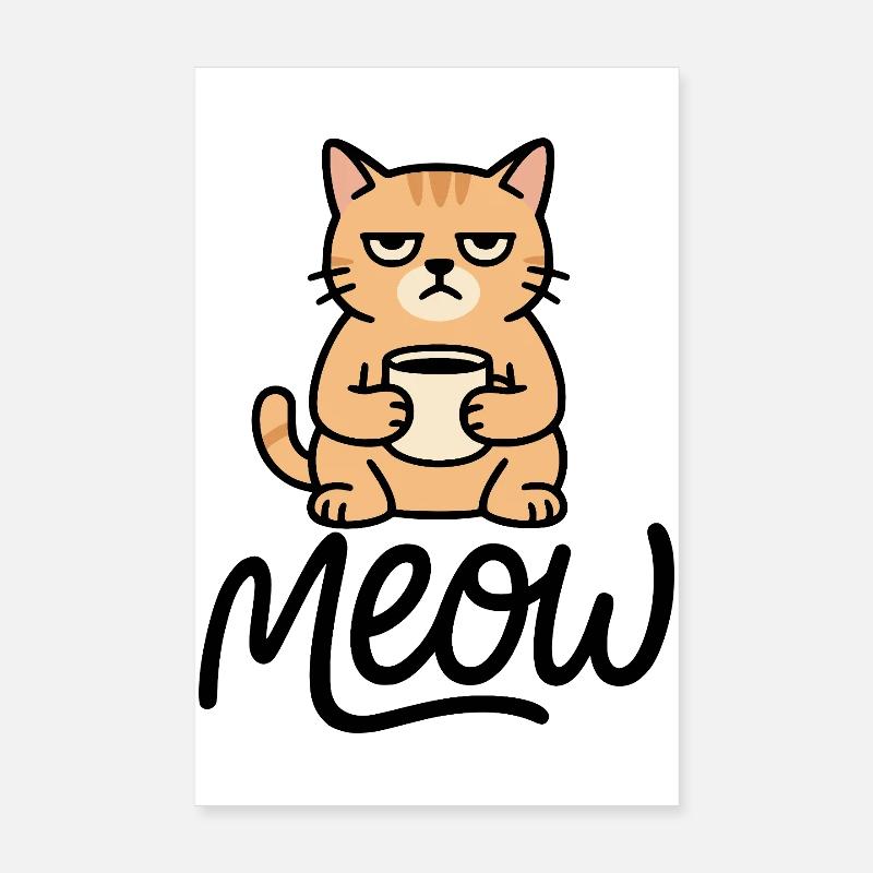 Morning grouch Poster 8" x 12" (20x30 cm)