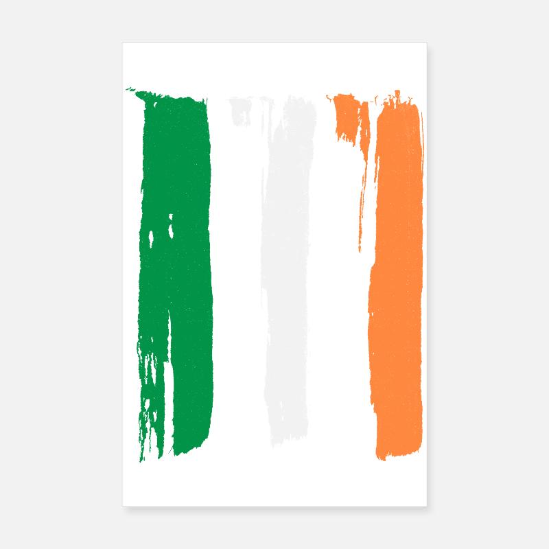 Drapeau de l’Irlande Poster 20 x 30 cm