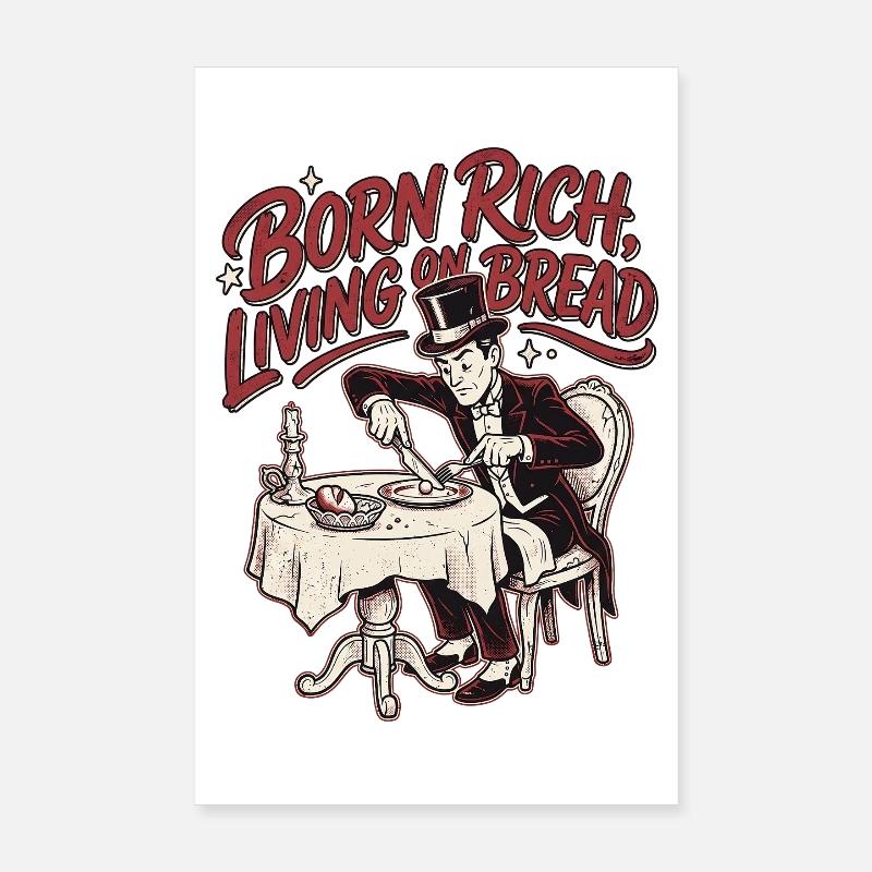 Né Riche Poster 20 x 30 cm