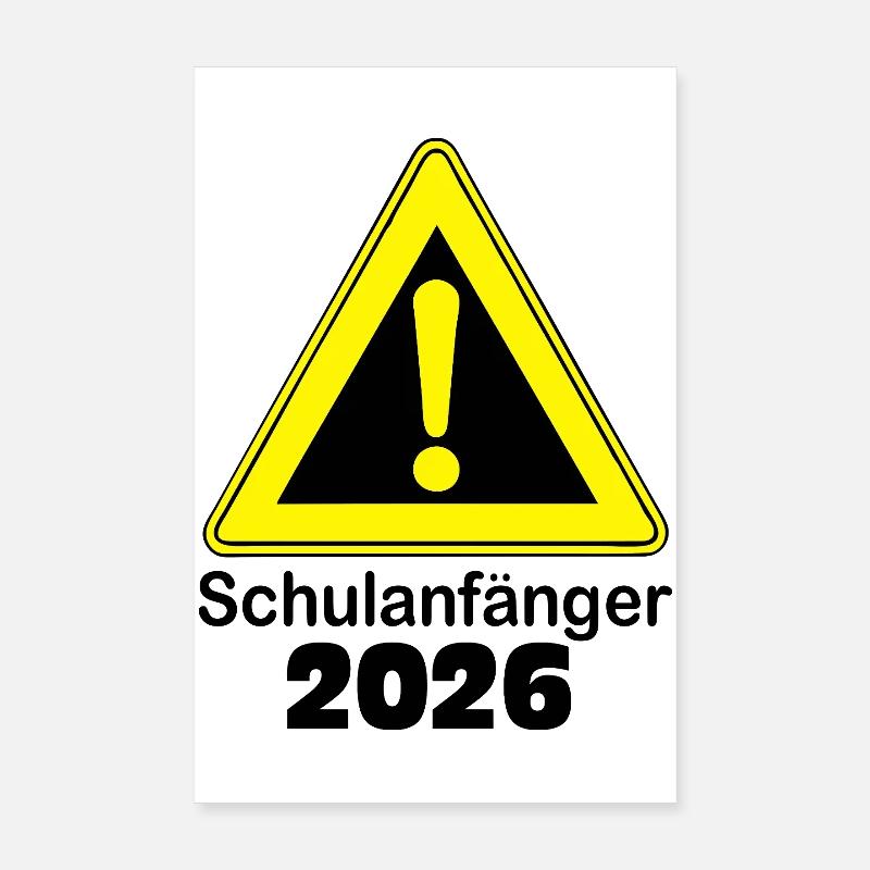 Schulanfänger 2026 Poster 20x30 cm