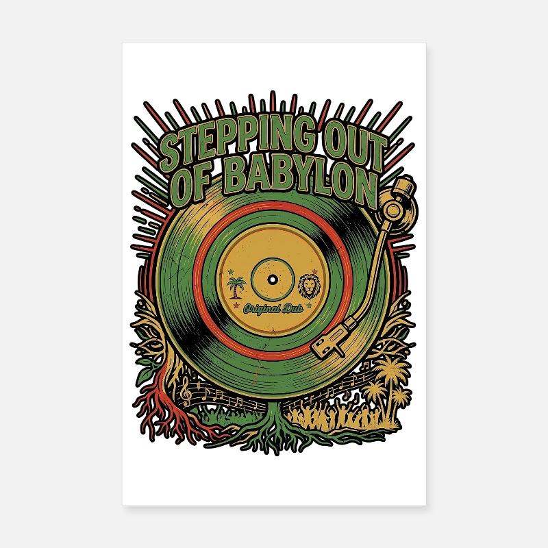 Dub Reggae Dreamer Poster 20 x 30 cm