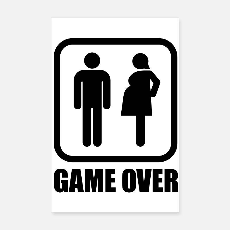 Game over - enceinte Poster 20 x 30 cm