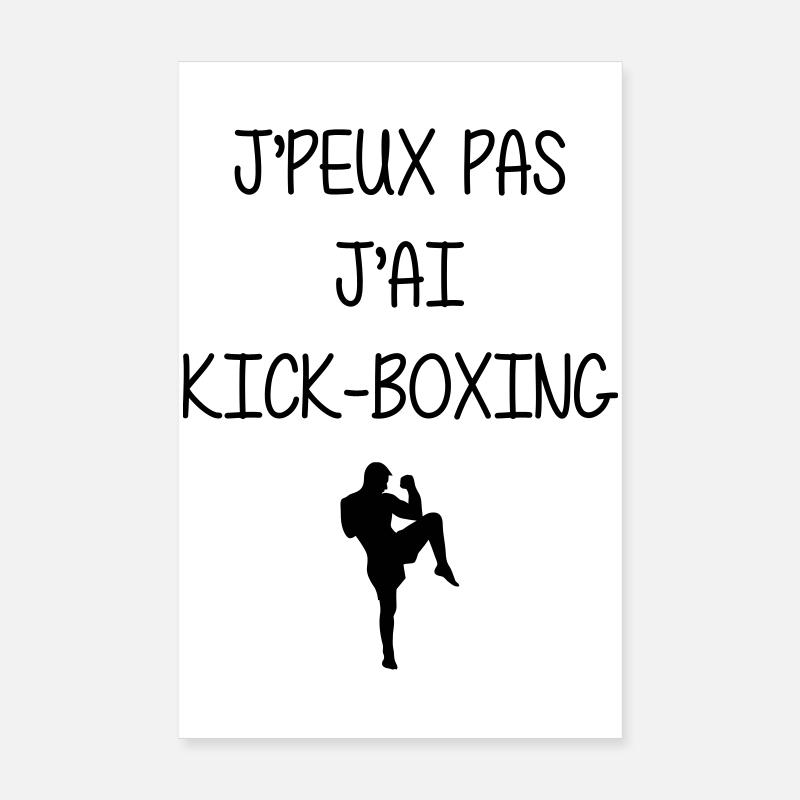 Kickboxing / Kick-Boxeur / Kick Boxing / Poster 20 x 30 cm