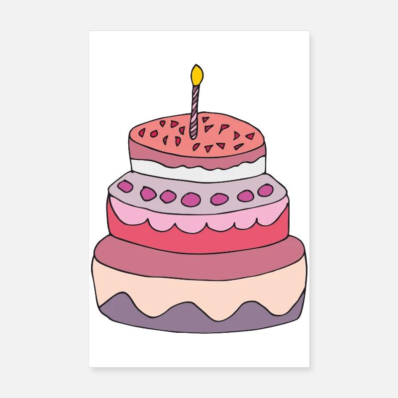 Torte Poster 20x30 cm