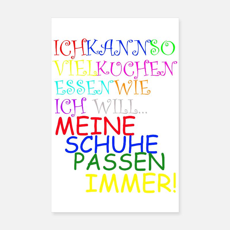 KUCHEN Poster 20x30 cm