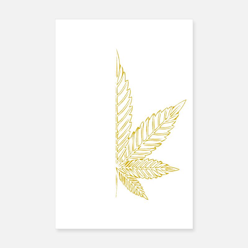Vegetarier / Cannabis / Cannabisblatt / Hanf Poster 20x30 cm