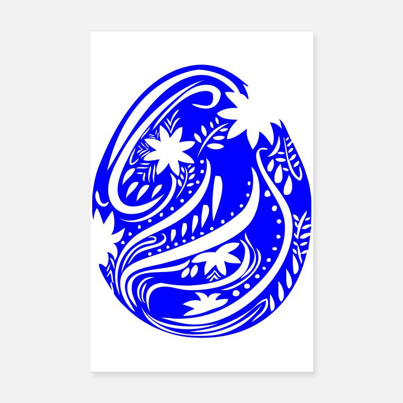 Easter egg, Easter Poster 8" x 12" (20x30 cm)