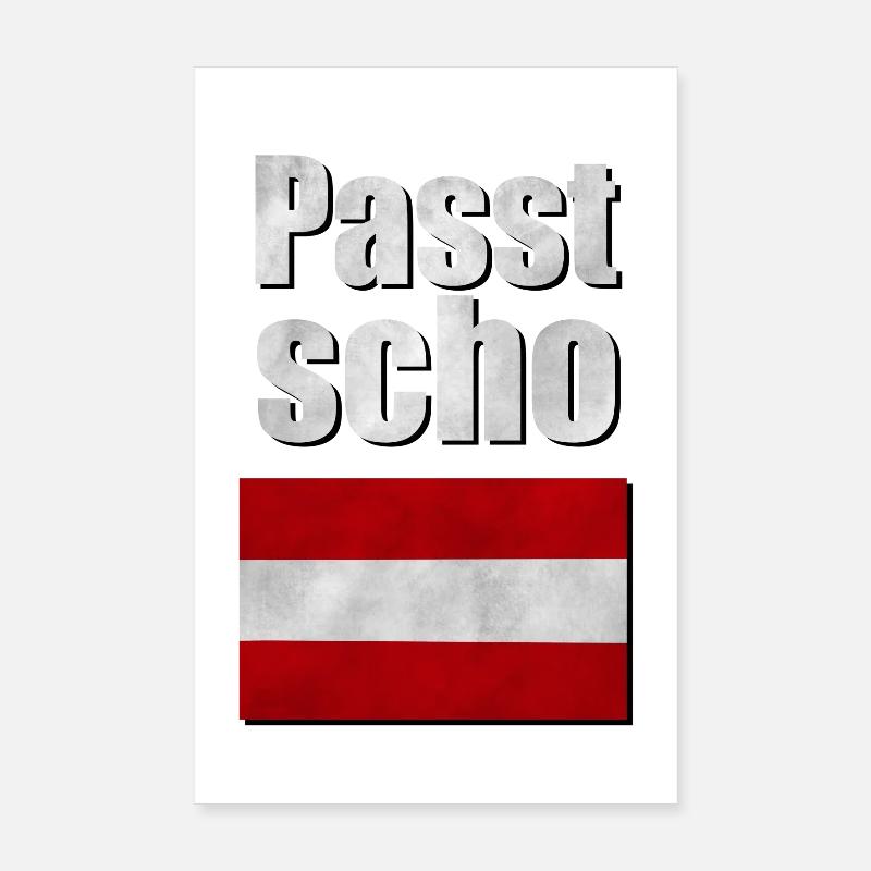 Passt scho Poster 20x30 cm