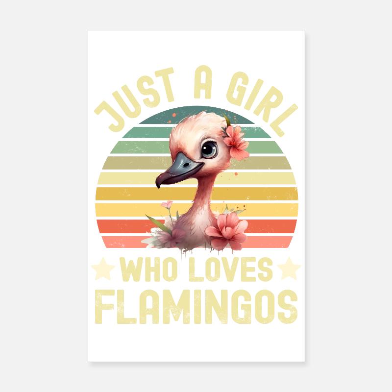 Flamingo Poster 20x30 cm