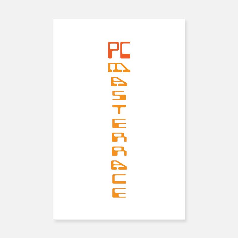 PC Masterrace - Gaming Shirt Poster 20x30 cm