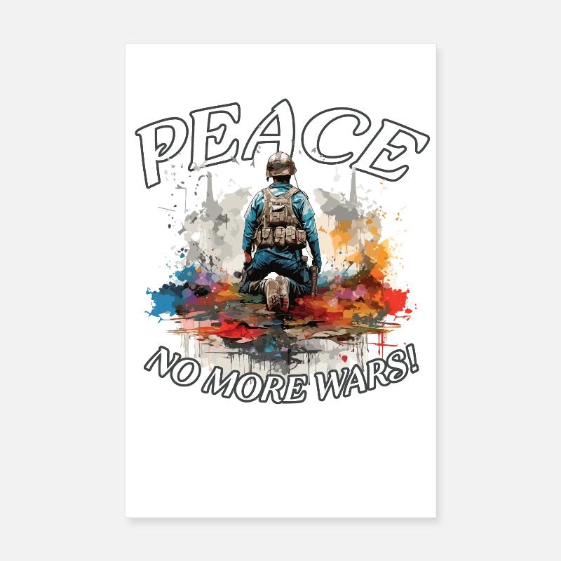 PEACE / Frieden / Friedensbotschaft / Liebe Poster 20x30 cm
