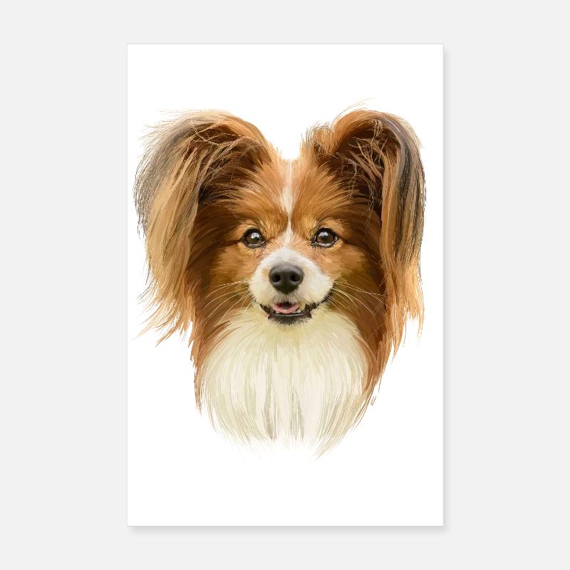 Papillon Poster 20 x 30 cm
