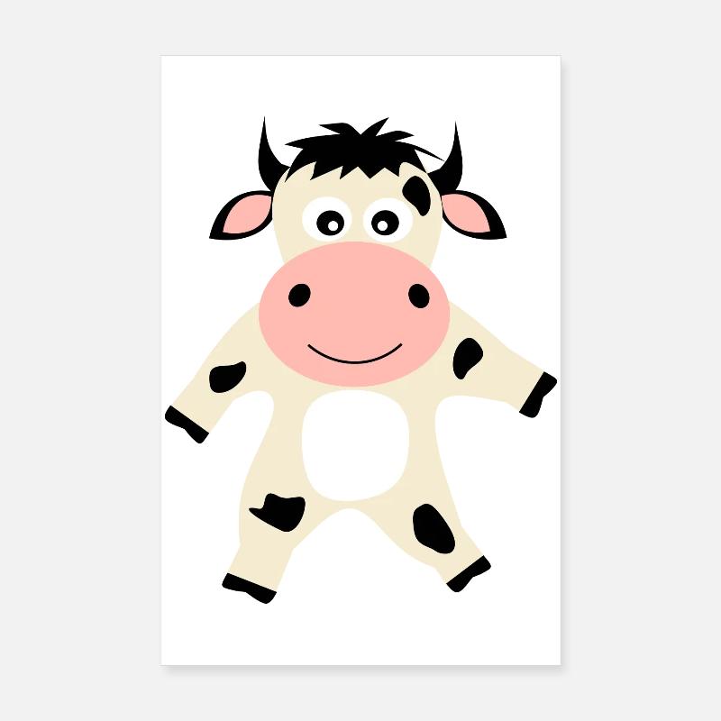 Cow Poster 8" x 12" (20x30 cm)