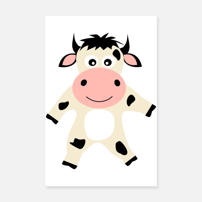 Vache Poster 20 x 30 cm