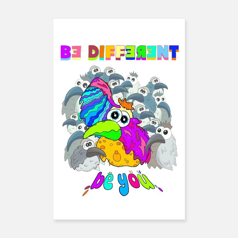 be different Poster 20x30 cm