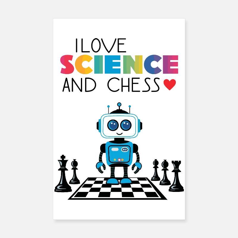Science et échecs Poster 20 x 30 cm
