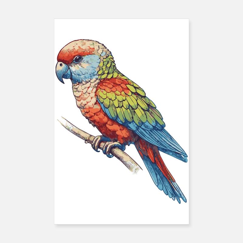 Papagai Poster 20x30 cm