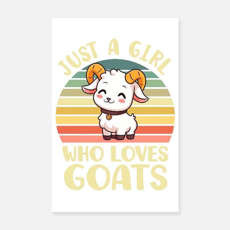 Chèvre Chèvre Poster 20 x 30 cm