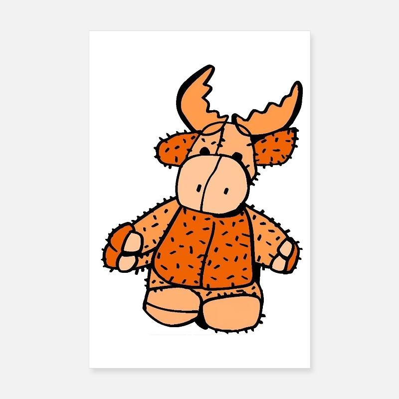 Elchi Knopf Poster 20x30 cm