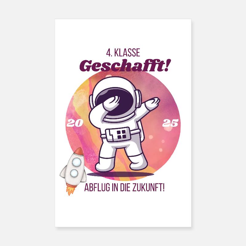 4e année terminée – Futur 2025 Poster 20 x 30 cm