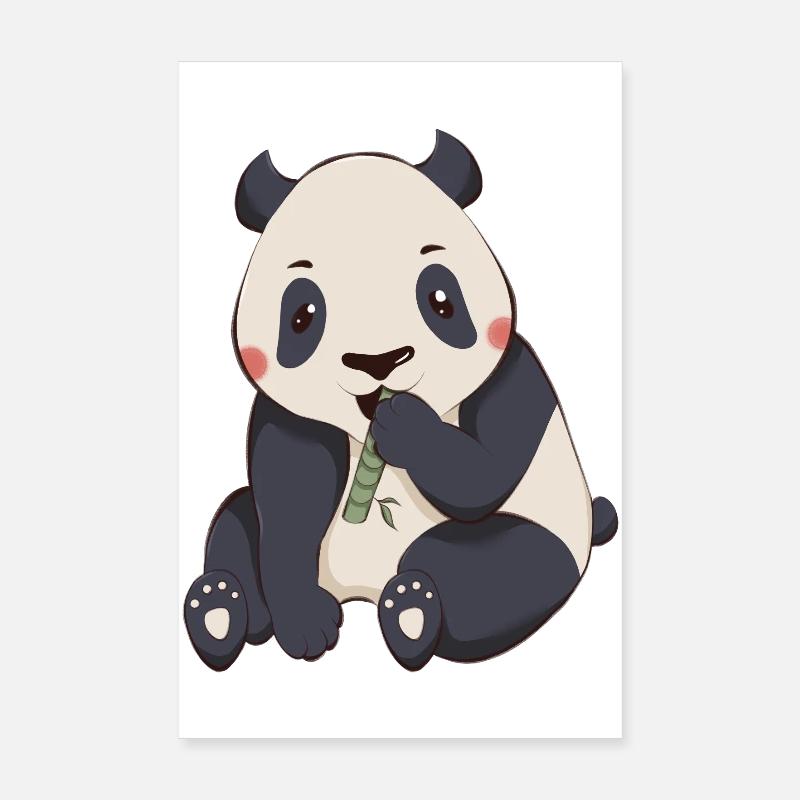 Panda Poster 20x30 cm
