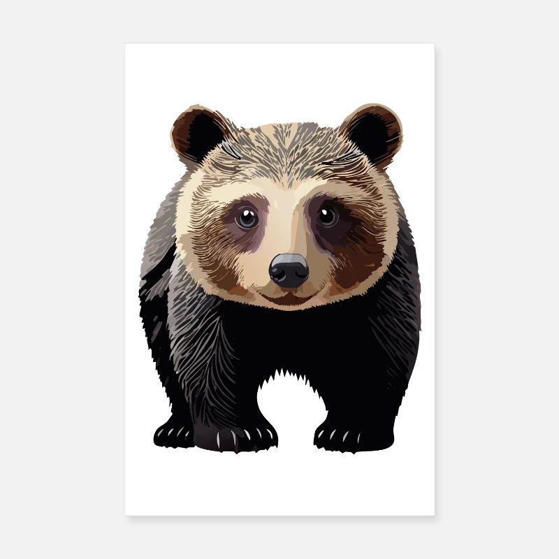 Jeune ours Poster 20 x 30 cm