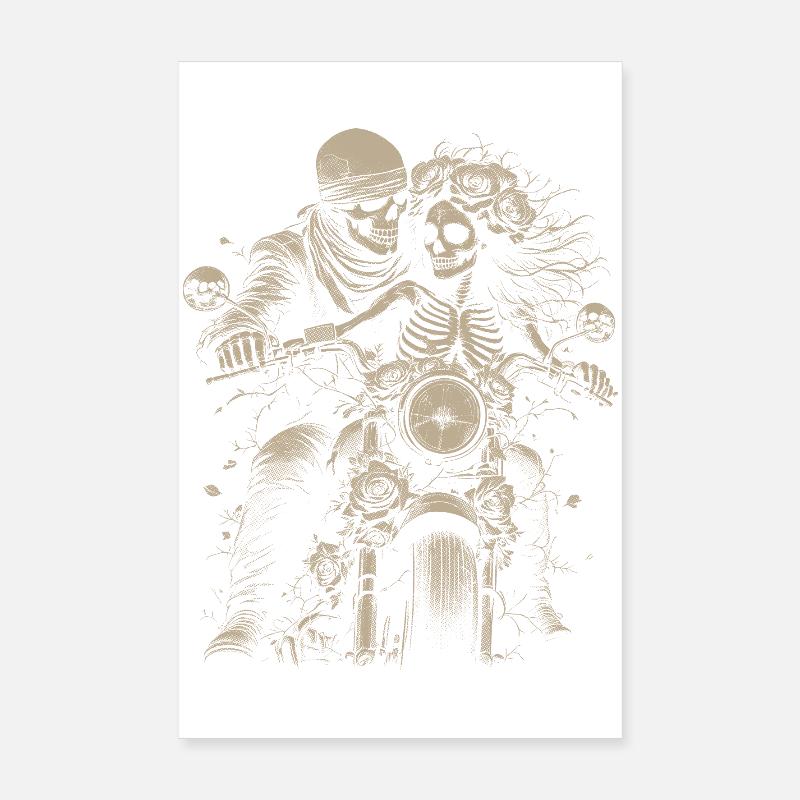 Biker Forever Poster 20x30 cm