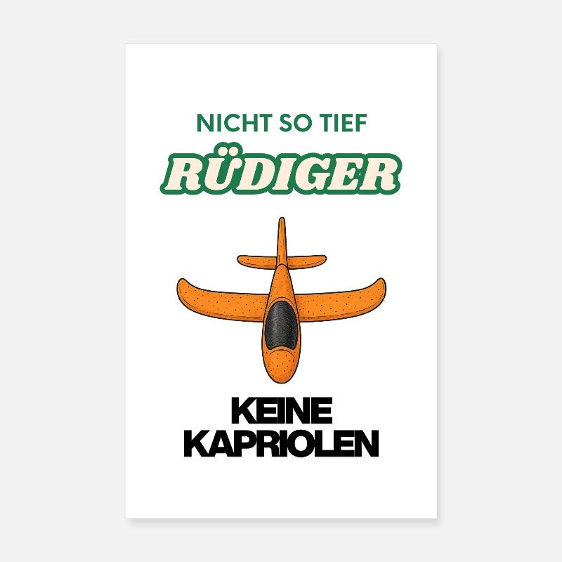 Pas si bas Rüdiger Flug Poster 20 x 30 cm