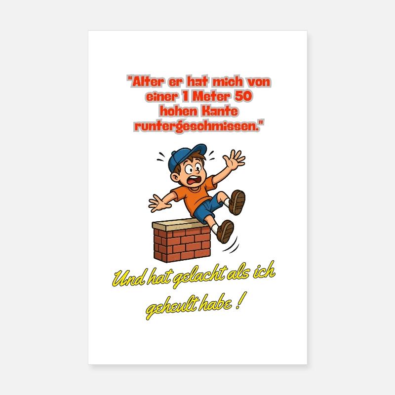 Saut d’Arête Éclat de rire Poster 20 x 30 cm