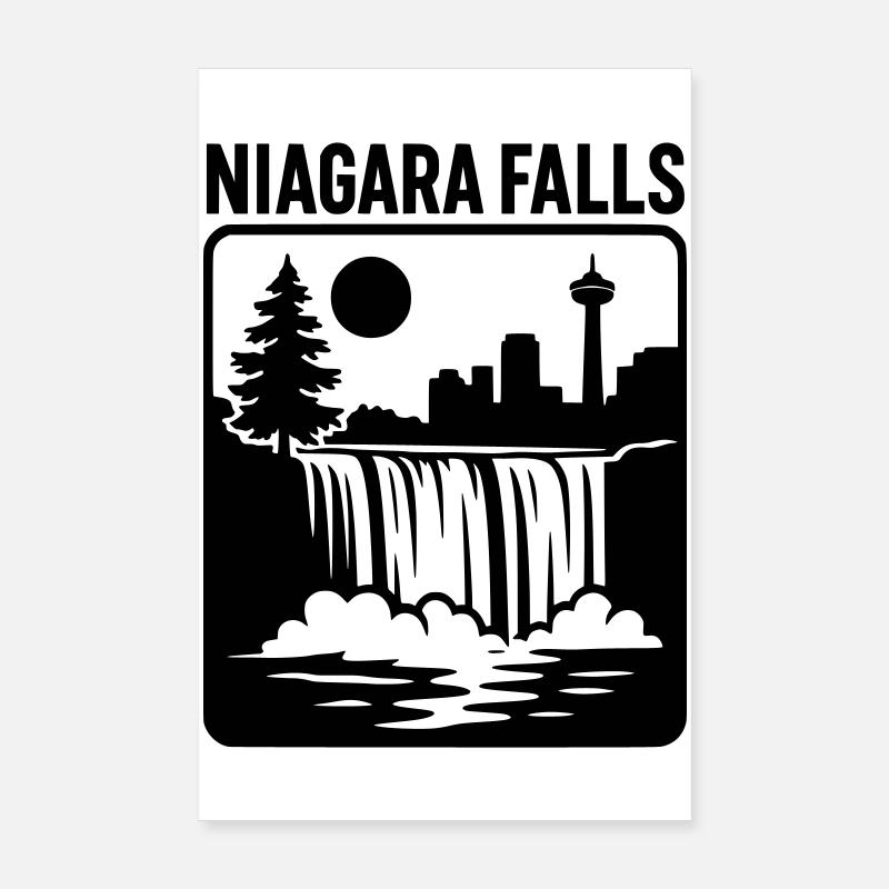 Niagara Falls Falls Canada Vacances Loisirs Poster 20 x 30 cm