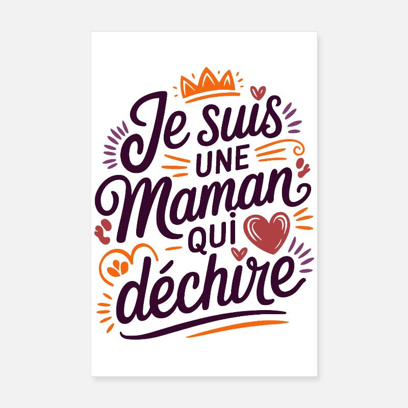 Ich bin eine Killer-Mutter Poster 20x30 cm