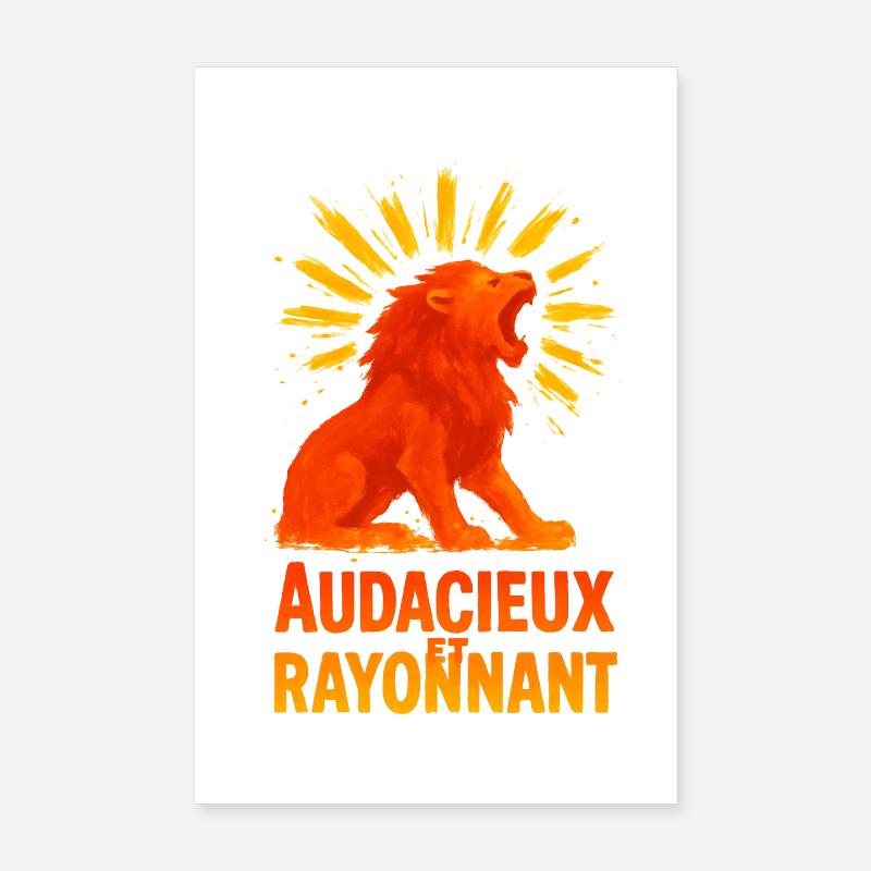 Sternzeichen Löwe - Astrologie Poster 20x30 cm