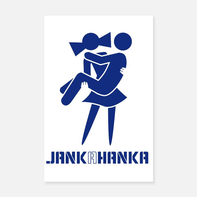 JANK A HANKA Poster 8" x 12" (20x30 cm)
