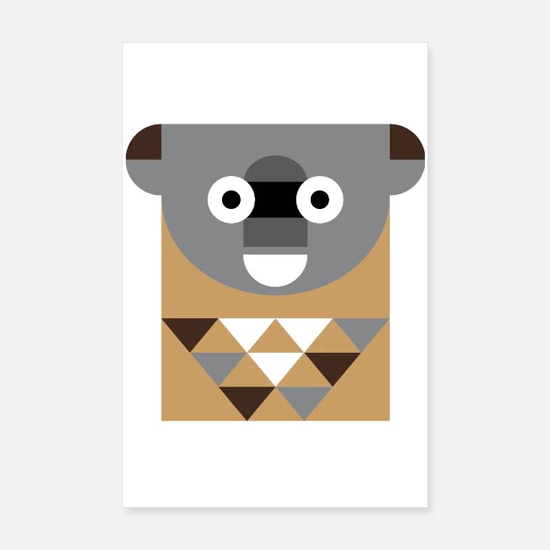 Panda Poster 20x30 cm