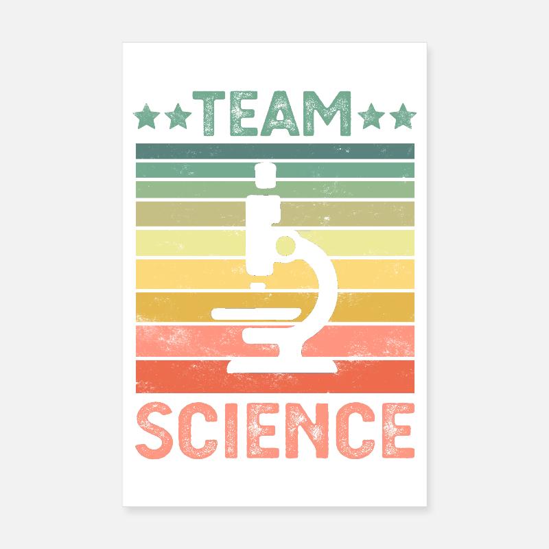Team Science Poster 8" x 12" (20x30 cm)