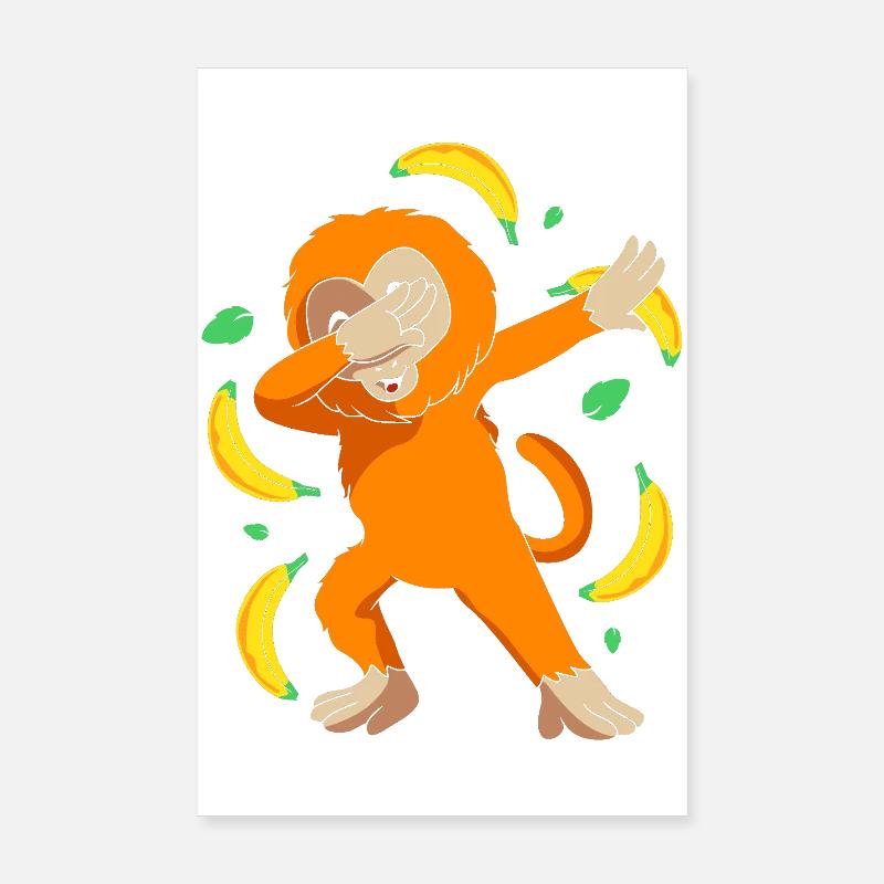 Tamarin Affe Affen Affenähnlich Affengesicht Poster 20x30 cm