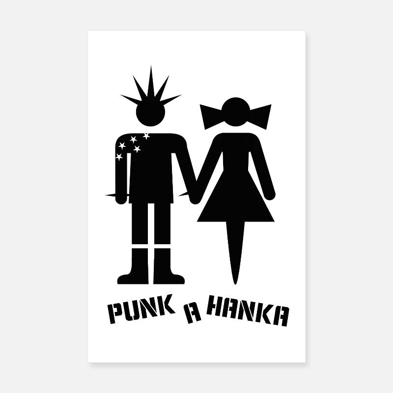 PUNK A HANKA Poster 8" x 12" (20x30 cm)