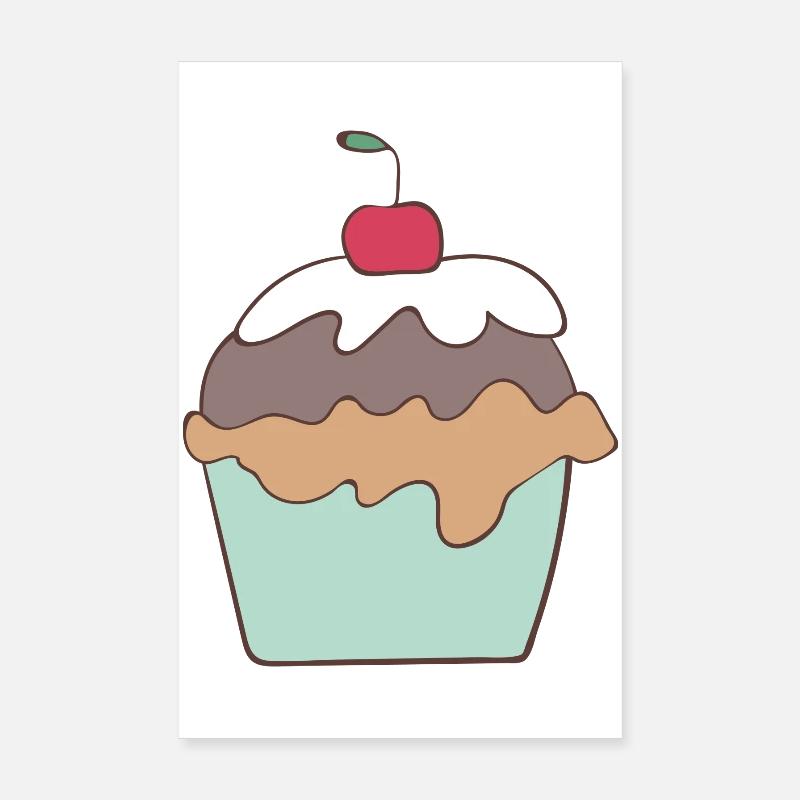 Cupcake Poster 8" x 12" (20x30 cm)