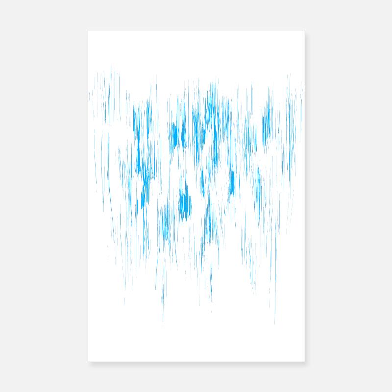 Background Abstract / BLUE Poster 8" x 12" (20x30 cm)