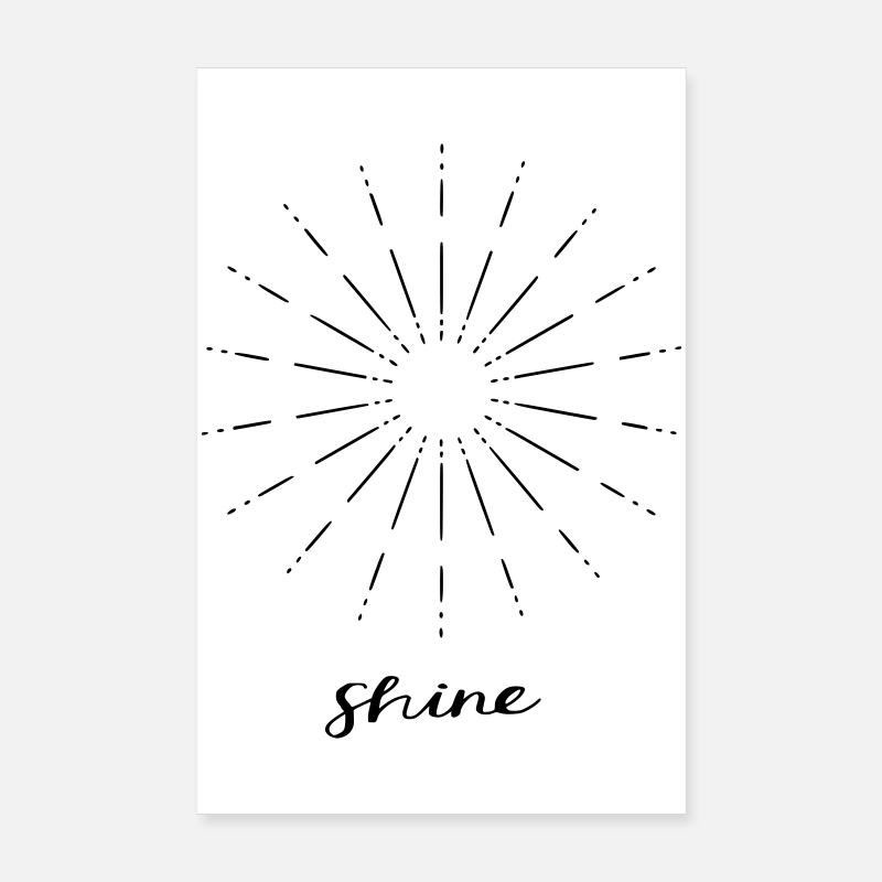 Shine Poster 20x30 cm