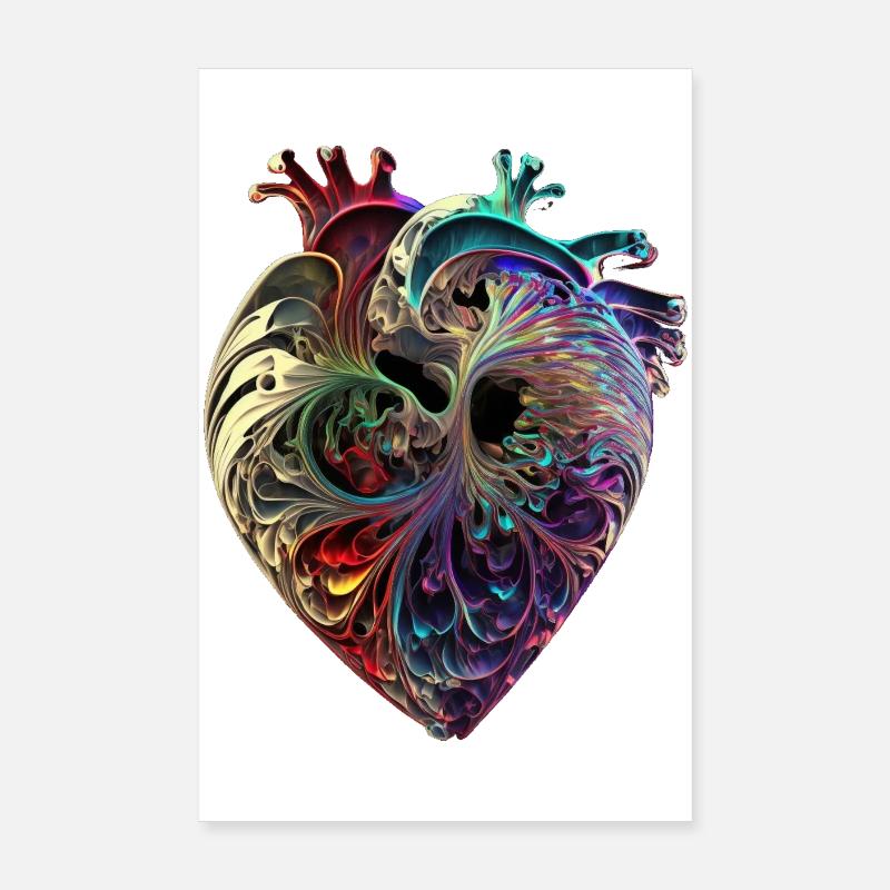 Herz Poster 20x30 cm