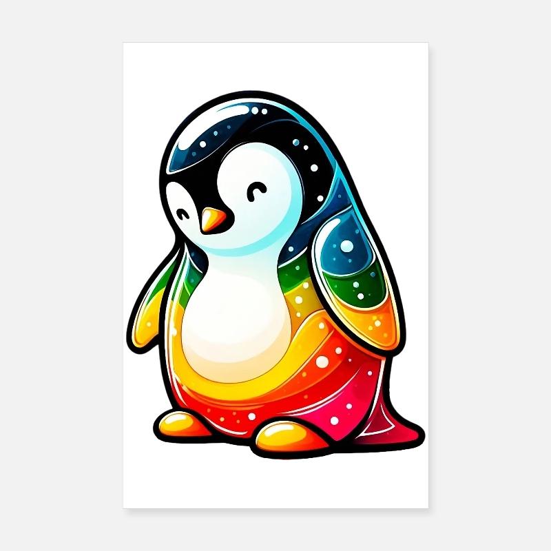 Pinguin Poster 20x30 cm
