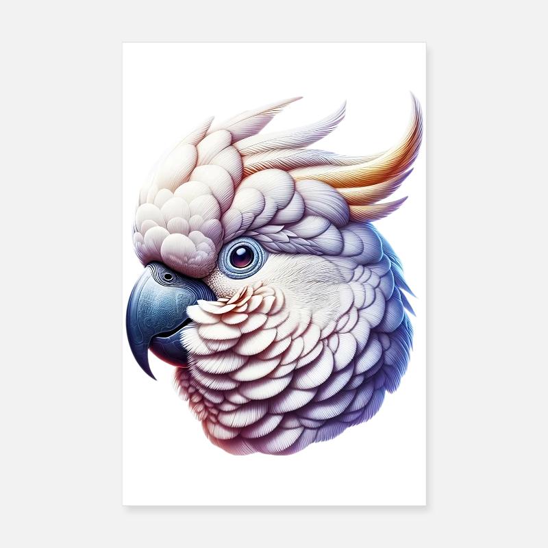 Cockatoo Parrot Poster 8" x 12" (20x30 cm)