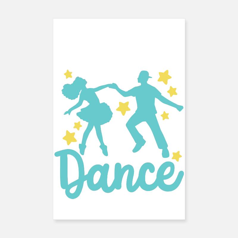 Tanzen Tanzpaar Tänzer Poster 20x30 cm