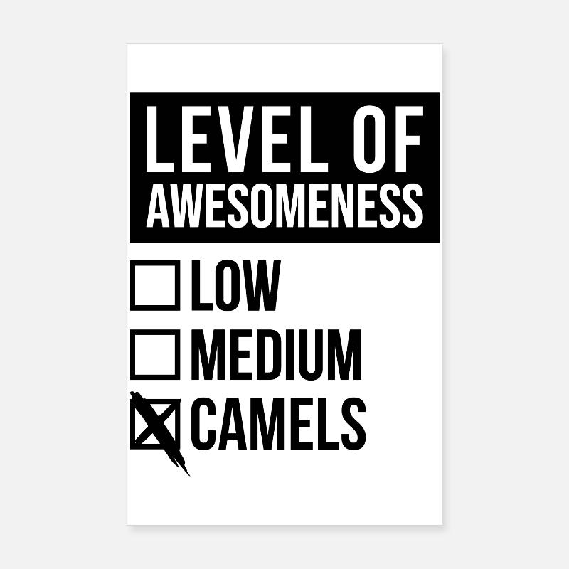 Kamel Poster 20x30 cm