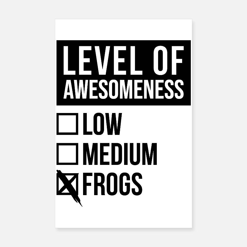 Frog Poster 8" x 12" (20x30 cm)