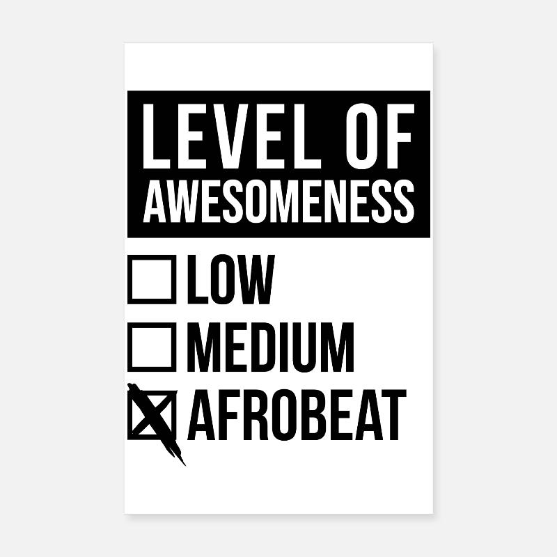 Afrobeat Poster 20x30 cm